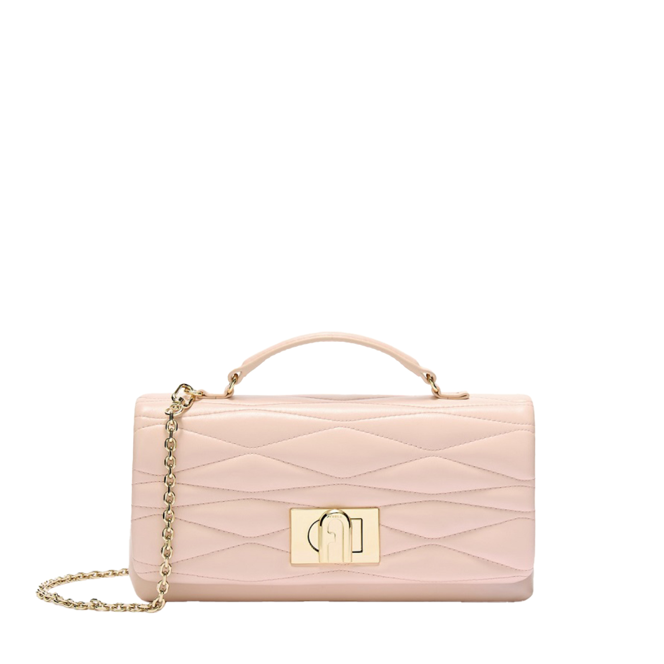Furla 1927 Mini Crossbody Soft Nappa Dusty Pink